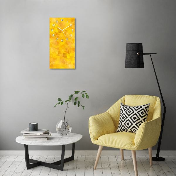 Zegar ścienny Abstrakcja trójkąty