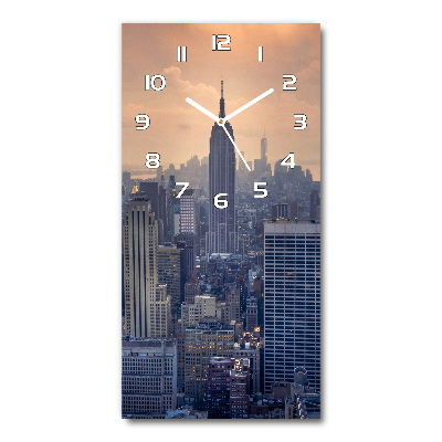 Reloj rectangular Manhattan Nueva York