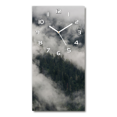 Reloj rectangular Una nube sobre el bosque