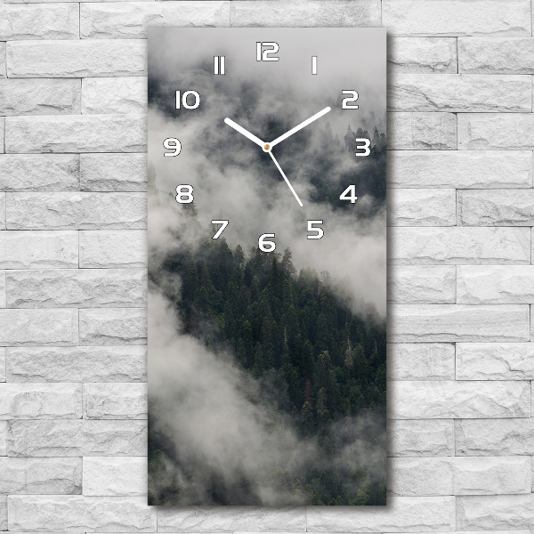 Reloj rectangular Una nube sobre el bosque