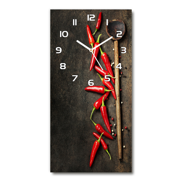 Reloj de vidrio vertical Chiles