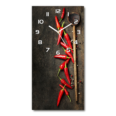 Reloj de vidrio vertical Chiles