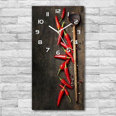 Reloj de vidrio vertical Chiles