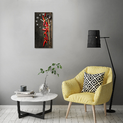 Reloj de vidrio vertical Chiles