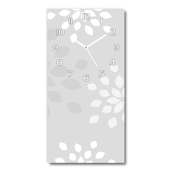 Reloj vertical Patrón floral