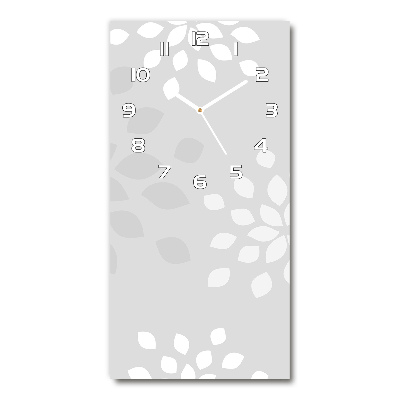 Reloj vertical Patrón floral