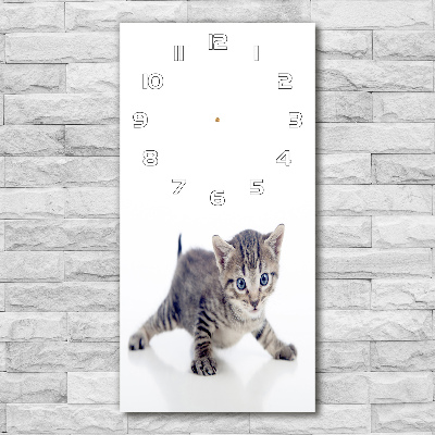 Reloj vertical Pequeño gato