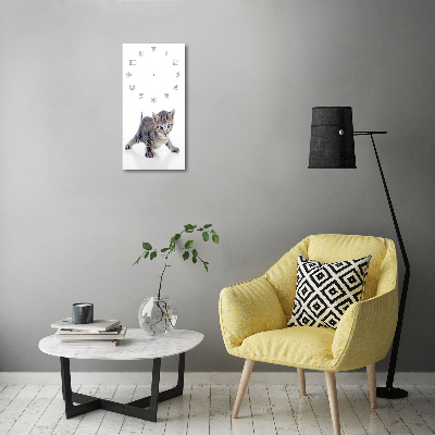 Reloj vertical Pequeño gato