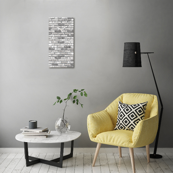 Reloj vertical Pared de ladrillos