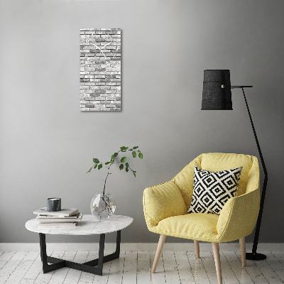 Reloj vertical Pared de ladrillos
