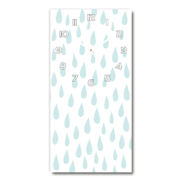 Reloj vertical Gotas