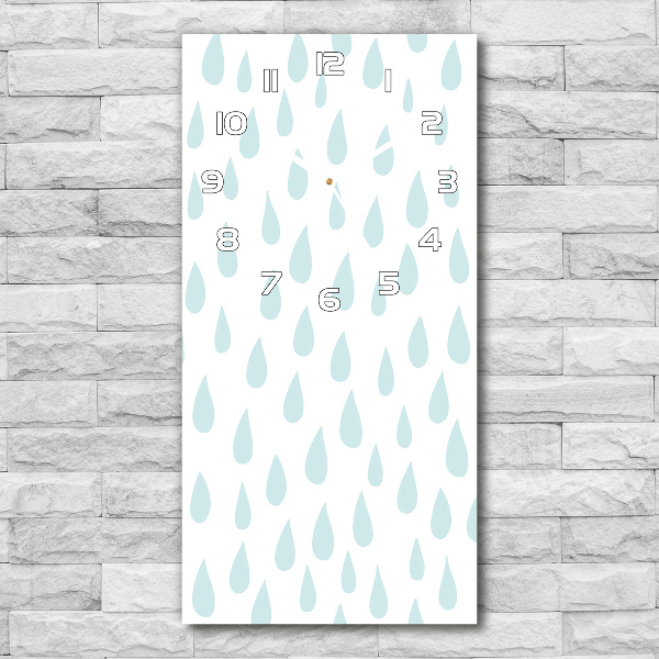 Reloj vertical Gotas