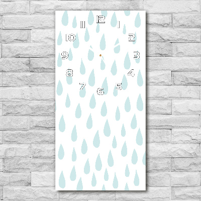 Reloj vertical Gotas