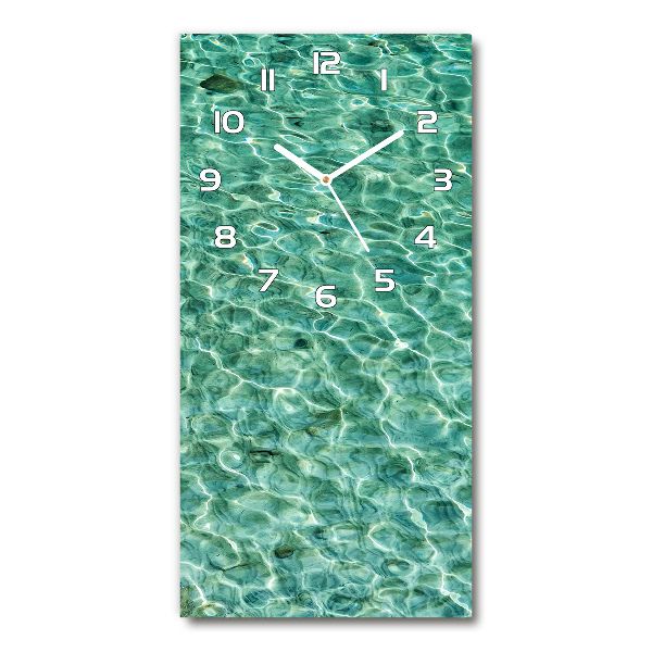 Reloj rectangular Agua clara