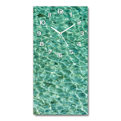 Reloj rectangular Agua clara