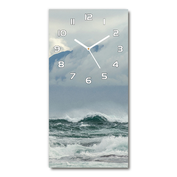 Reloj rectangular Mar agitado