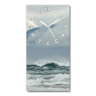 Reloj rectangular Mar agitado