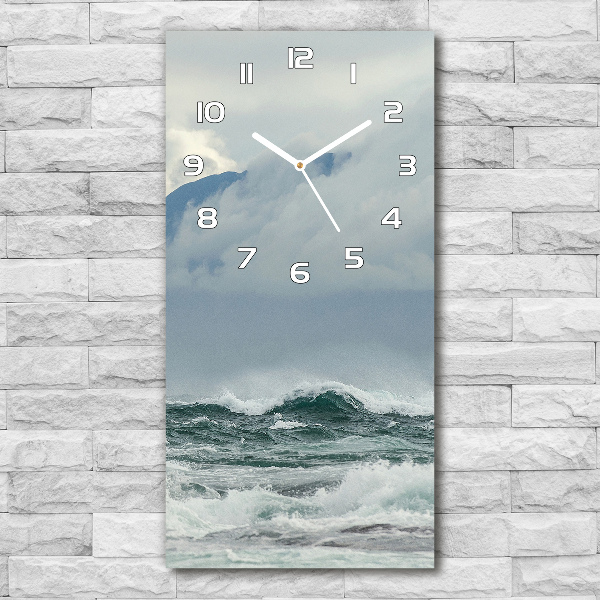 Reloj rectangular Mar agitado