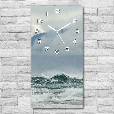 Reloj rectangular Mar agitado
