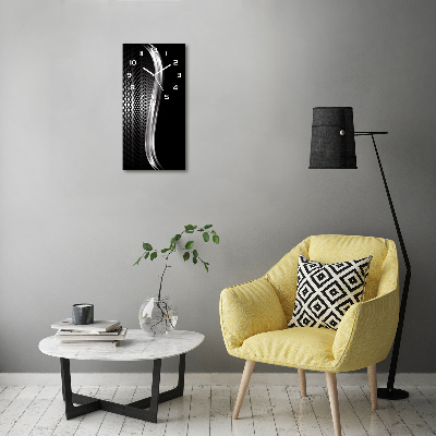 Zegar ścienny Metalowa abstrakcja