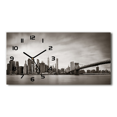 Reloj horizontal Manhattan nueva york