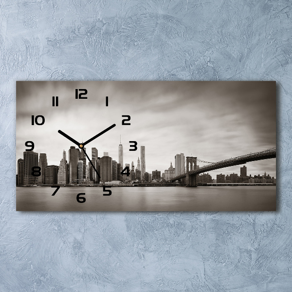 Reloj horizontal Manhattan nueva york