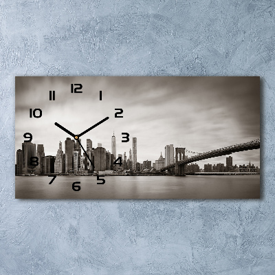 Reloj horizontal Manhattan nueva york