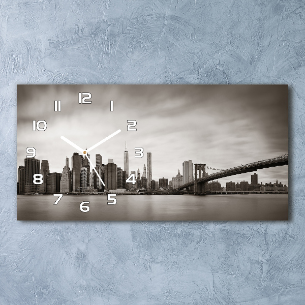 Reloj horizontal Manhattan nueva york
