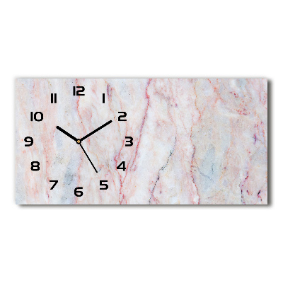 Reloj rectangular Mármol