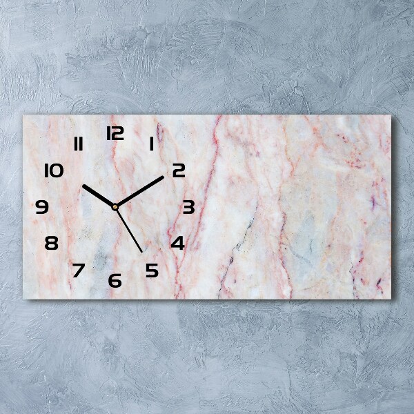 Reloj rectangular Mármol