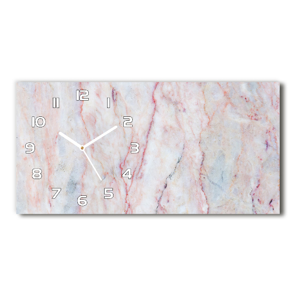 Reloj rectangular Mármol