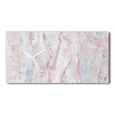 Reloj rectangular Mármol