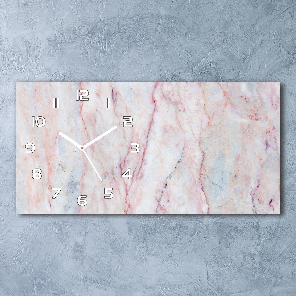 Reloj rectangular Mármol