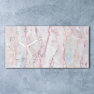 Reloj rectangular Mármol