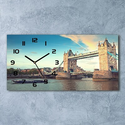 Reloj rectangular Puente de la torre de londres