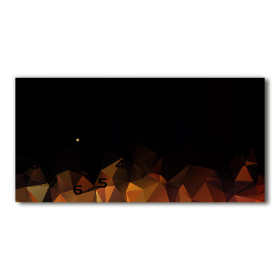 Reloj de cristal horizontal Abstracción