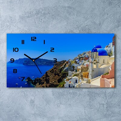 Reloj horizontal Santorini, grecia
