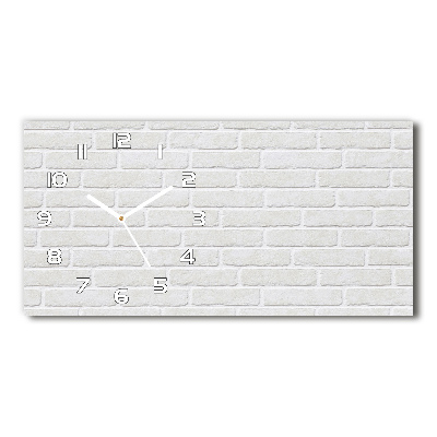 Reloj rectangular Pared de ladrillos