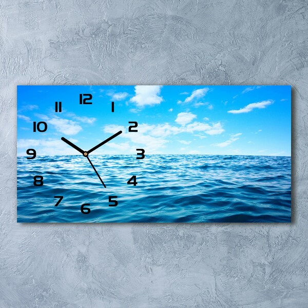 Reloj rectangular Agua de mar