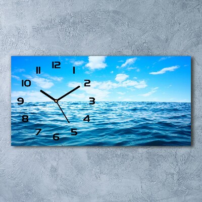 Reloj rectangular Agua de mar