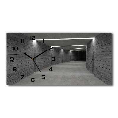 Reloj horizontal Túnel de hormigón