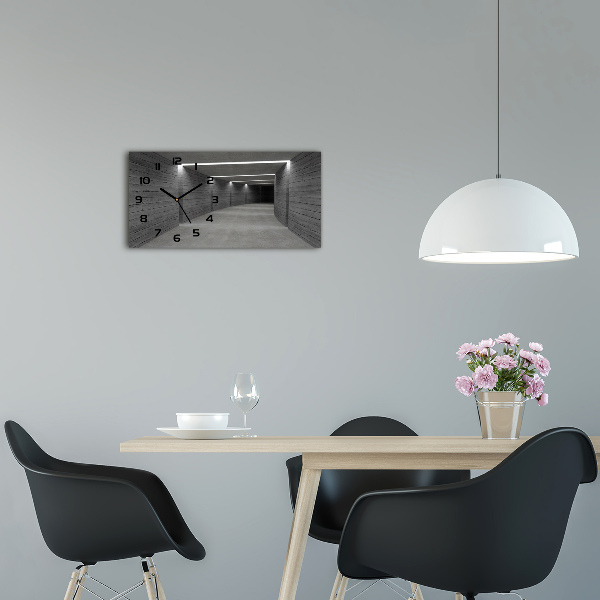 Reloj horizontal Túnel de hormigón