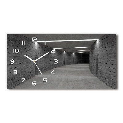 Reloj horizontal Túnel de hormigón