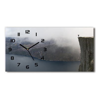 Reloj rectangular Acantilado noruego