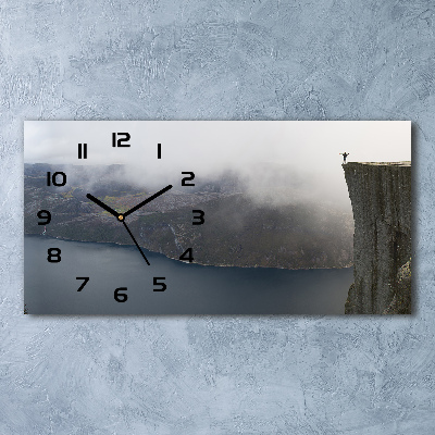 Reloj rectangular Acantilado noruego