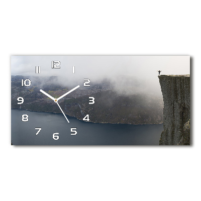 Reloj rectangular Acantilado noruego