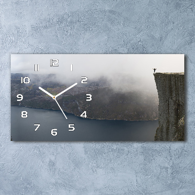Reloj rectangular Acantilado noruego