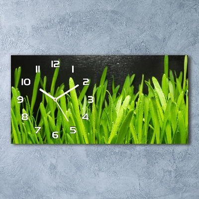 Reloj rectangular Césped