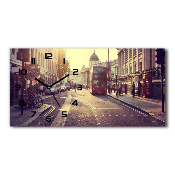 Reloj de cristal horizontal Londres