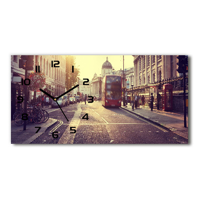 Reloj de cristal horizontal Londres